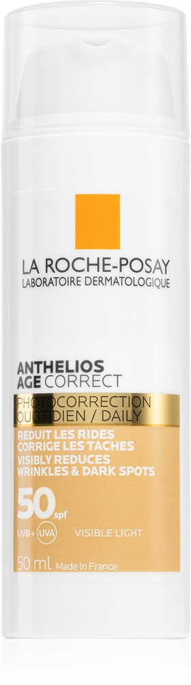 Anthelios age correct cc cream anti-wrinkle spf 50 La Roche-Posay, 50 мл
Anthelios age correct cc cream anti-wrinkle spf 50 La Roche-Posay, 50 мл
