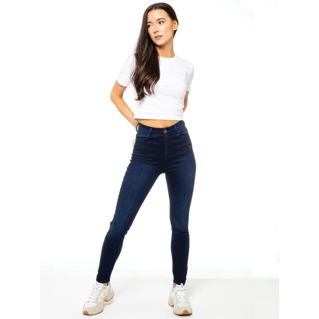 Женские джинсы скинни стрейч Enzo, синий
Женские джинсы скинни стрейч Enzo, синий