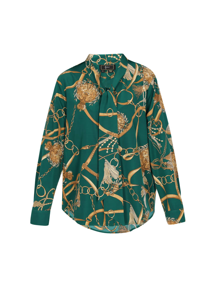 Faina Женская рубашка бирюзового многоцветного оттенка
Faina Женская рубашка бирюзового многоцветного оттенка