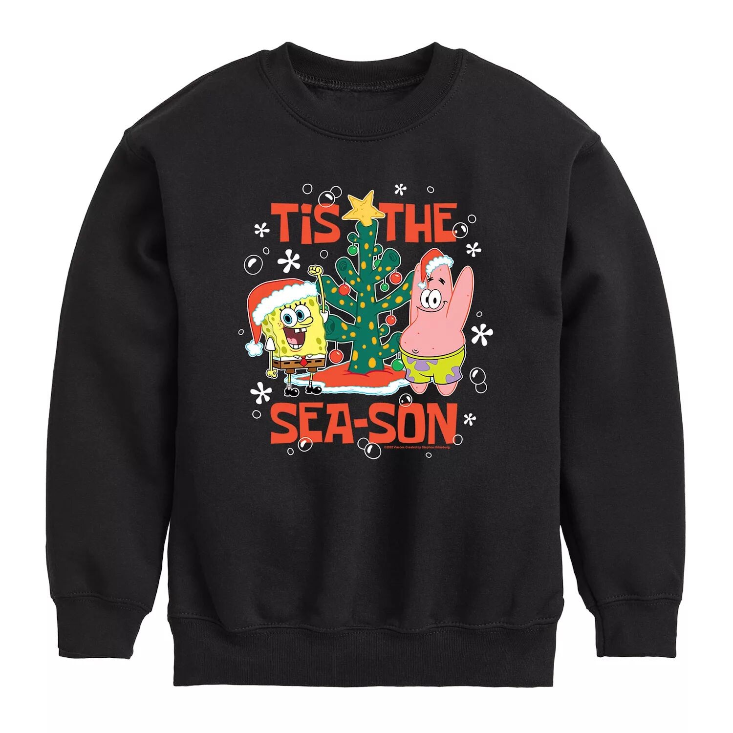 Флисовый свитшот с рисунком Nickelodeon SpongeBob SquarePants для мальчиков 8–20 лет (Tis The Season) Licensed Character, черный
Флисовый свитшот с рисунком Nickelodeon SpongeBob SquarePants для мальчиков 8–20 лет (Tis The Season) Licensed Character, черный