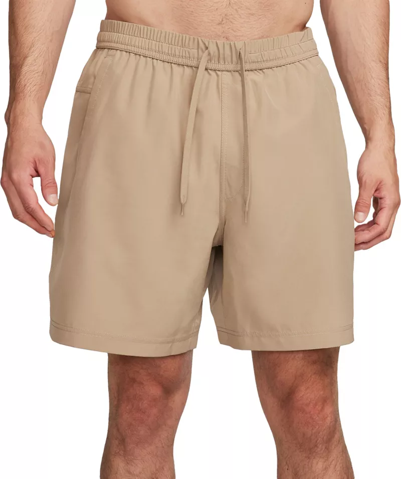 Мужские универсальные шорты без подкладки Nike Dri-FIT Form 7 дюймов, хаки
Мужские универсальные шорты без подкладки Nike Dri-FIT Form 7 дюймов, хаки