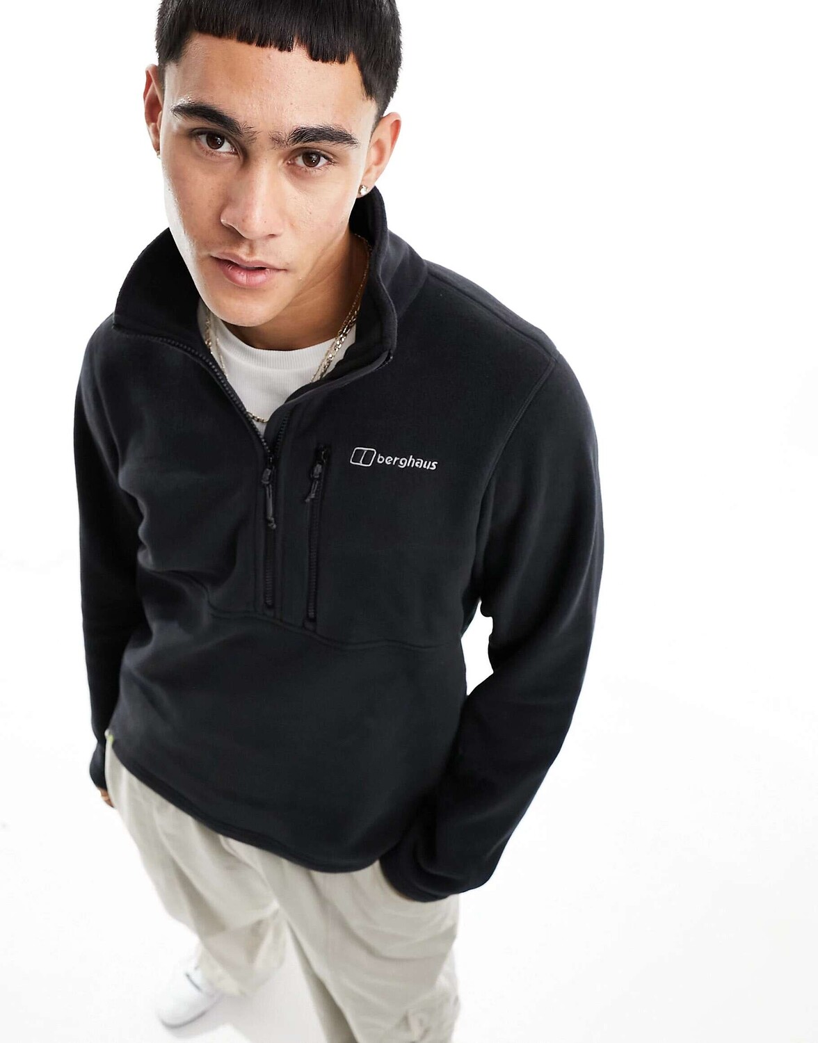 Черный флисовый флис унисекс с полумолнией Berghaus PrisPolartec
Черный флисовый флис унисекс с полумолнией Berghaus PrisPolartec