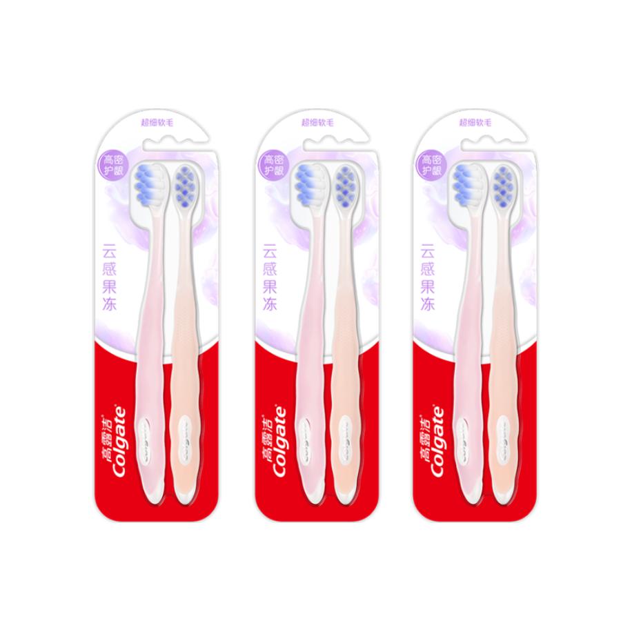 Мягкие зубные щетки Cloud Soft Jelly Velvet с мягкой щетиной 2 шт COLGATE
Мягкие зубные щетки Cloud Soft Jelly Velvet с мягкой щетиной 2 шт COLGATE
