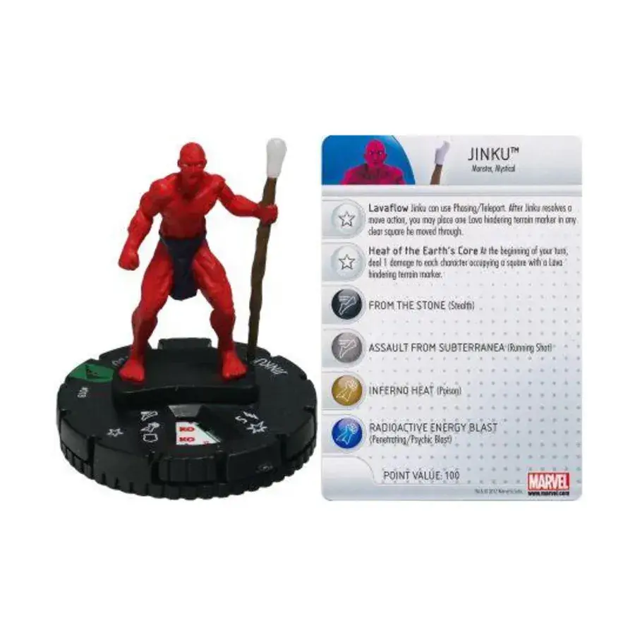 Джинку, Marvel HeroClix - Chaos War - Singles
Джинку, Marvel HeroClix - Chaos War - Singles