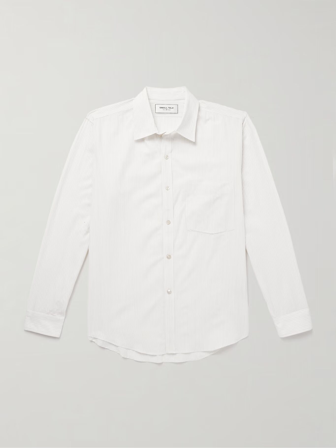Полосатая рубашка из хлопка-вуали SMALL TALK, белый
Полосатая рубашка из хлопка-вуали SMALL TALK, белый