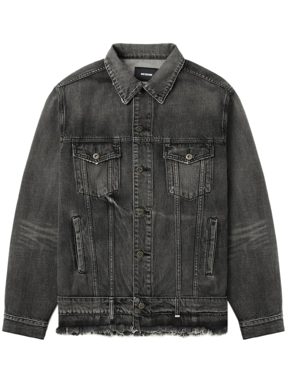 Джинсовая куртка с поясом We11done, черный
Джинсовая куртка с поясом We11done, черный