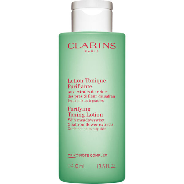Очищающий тоник для жирной и комбинированной кожи, 400 мл Clarins Purifying toning lotion
Очищающий тоник для жирной и комбинированной кожи, 400 мл Clarins Purifying toning lotion