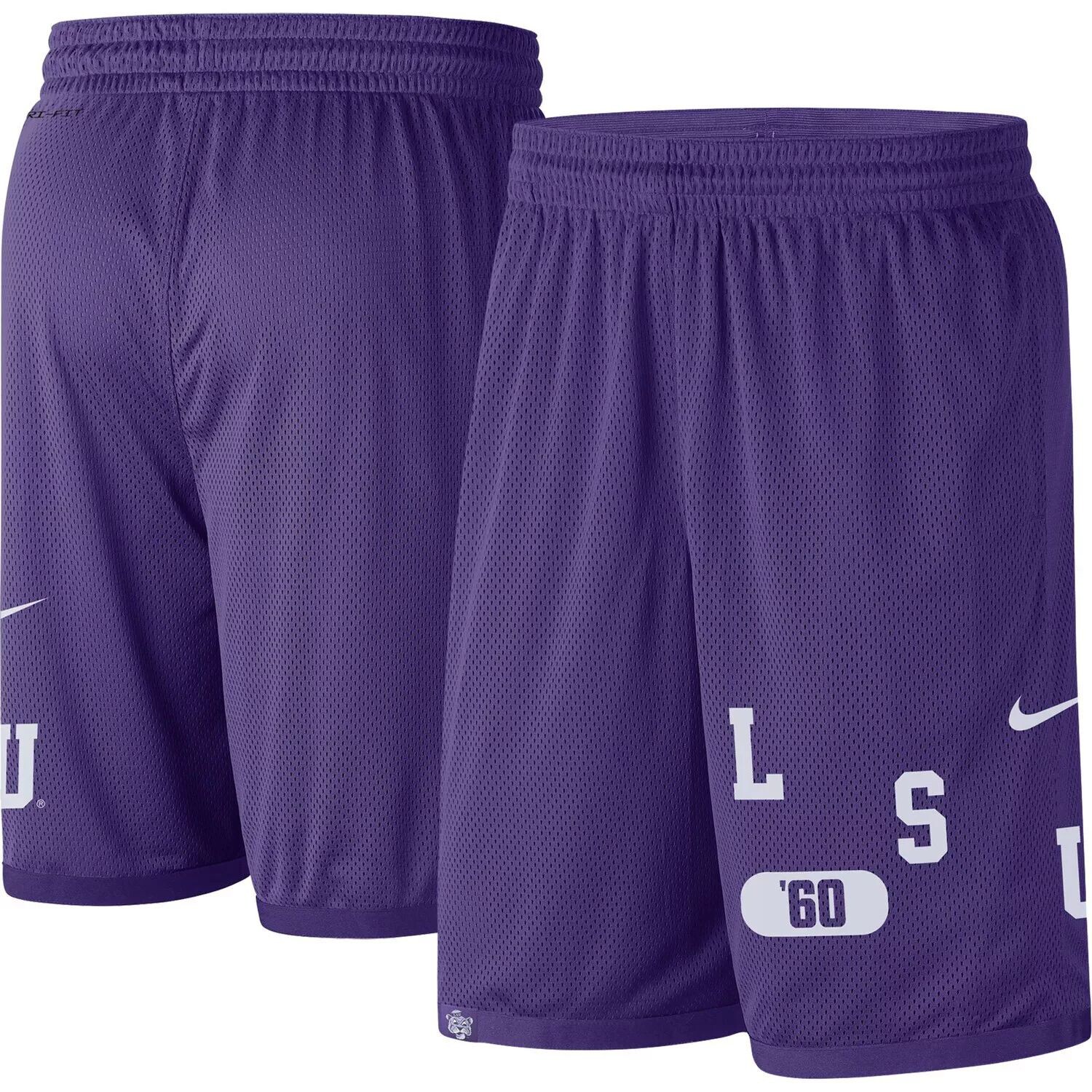Мужские фиолетовые шорты LSU Tigers с надписью Performance Nike
Мужские фиолетовые шорты LSU Tigers с надписью Performance Nike