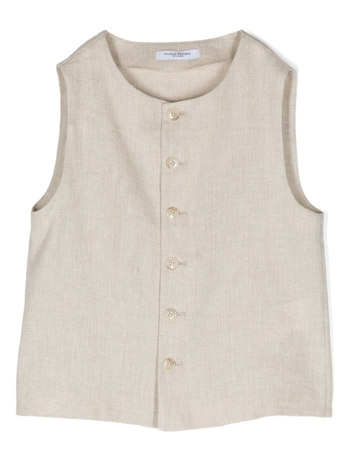 Paolo Pecora жилет на пуговицах, коричневый
Paolo Pecora жилет на пуговицах, коричневый