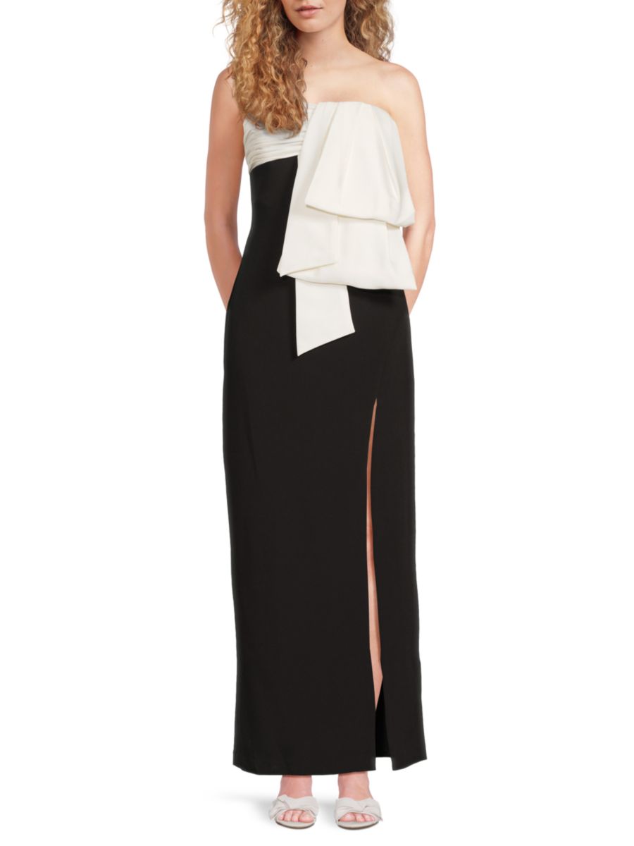 Платье-футляр Melodie из атласного джерси с драпировкой Amur, цвет Black Ivory
Платье-футляр Melodie из атласного джерси с драпировкой Amur, цвет Black Ivory