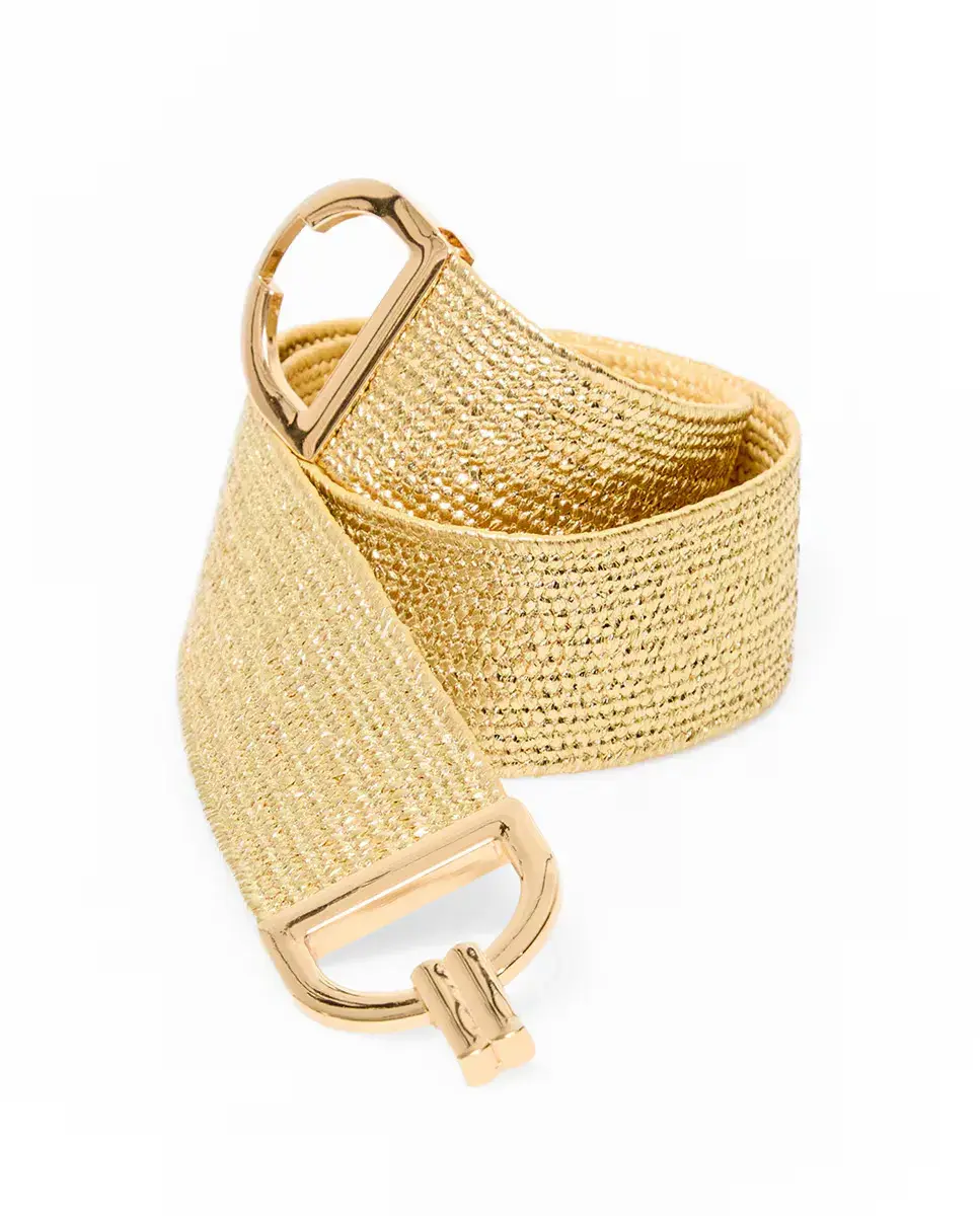 Золотой пояс из рафии Sfera
Золотой пояс из рафии Sfera