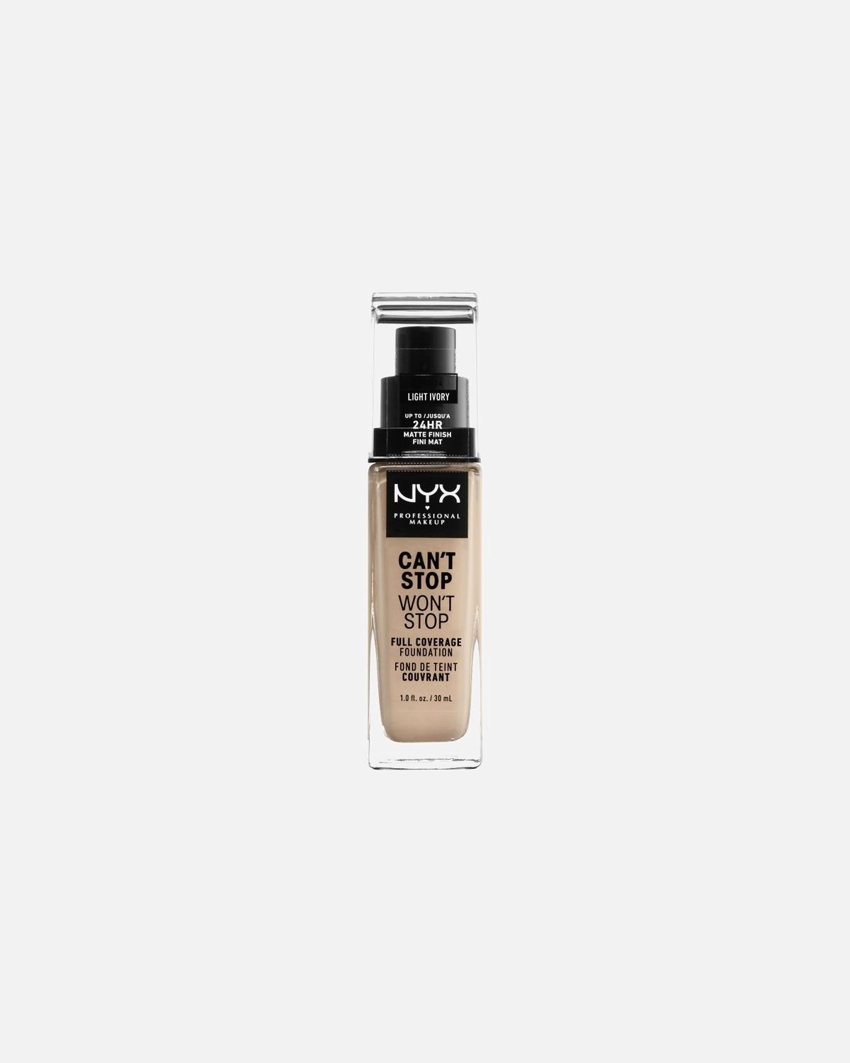 Тональный крем Nyx Professional Makeup, light ivory, 30 мл
Тональный крем Nyx Professional Makeup, light ivory, 30 мл