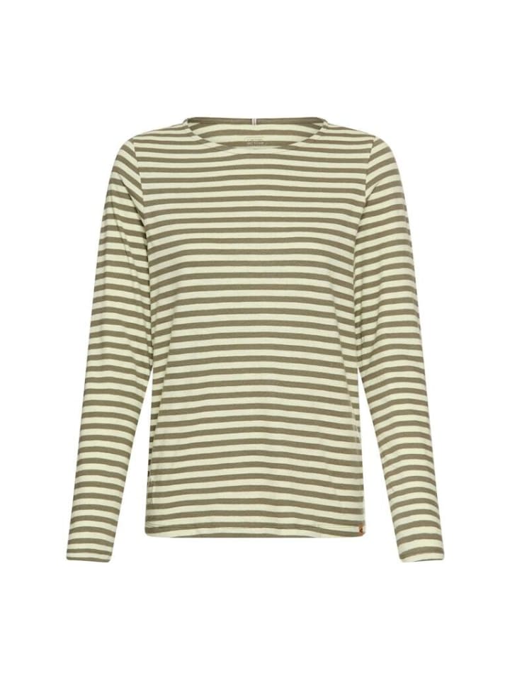 Рубашка с длинными рукавами в полоску цвета хаки Camel Active
Рубашка с длинными рукавами в полоску цвета хаки Camel Active