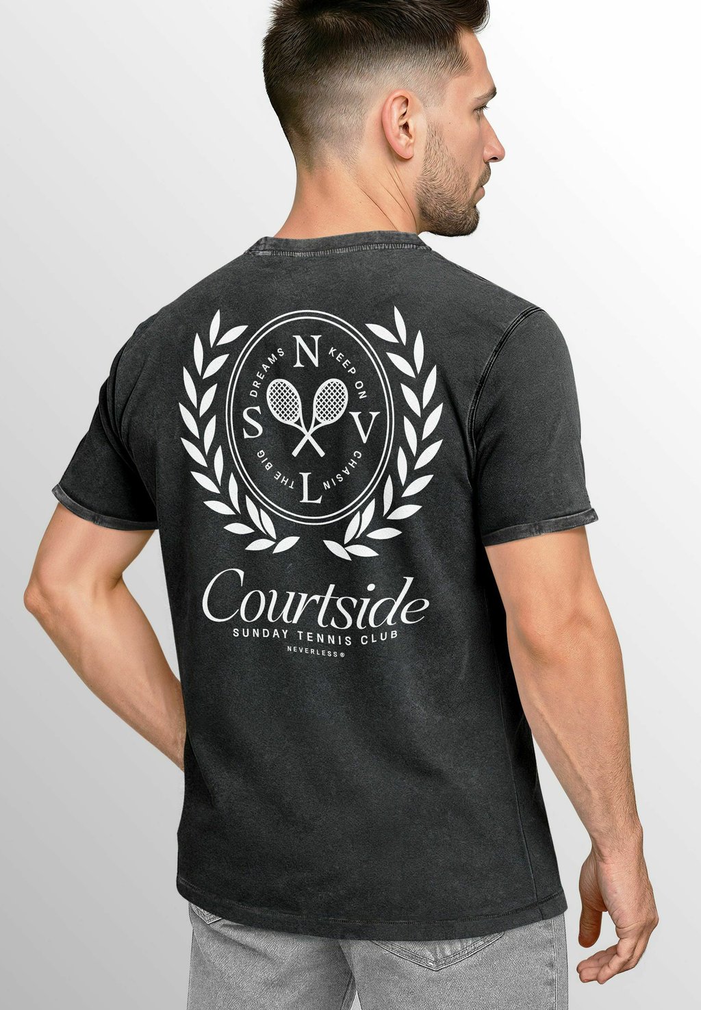 Футболка с принтом VINTAGE BACK TENNIS CLUB Neverless, черный
Футболка с принтом VINTAGE BACK TENNIS CLUB Neverless, черный