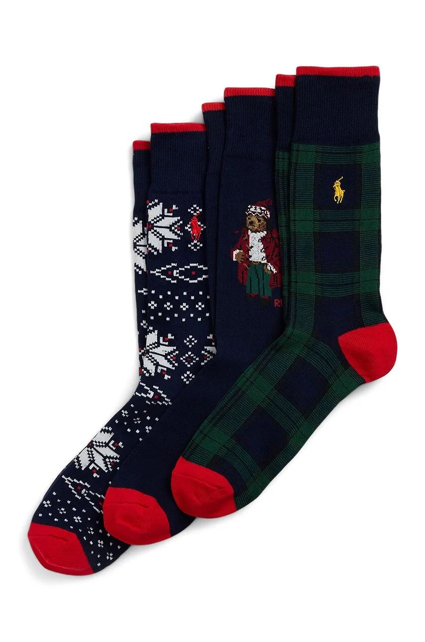 Носки Polo Ralph Lauren, 3 пары, серый
Носки Polo Ralph Lauren, 3 пары, серый