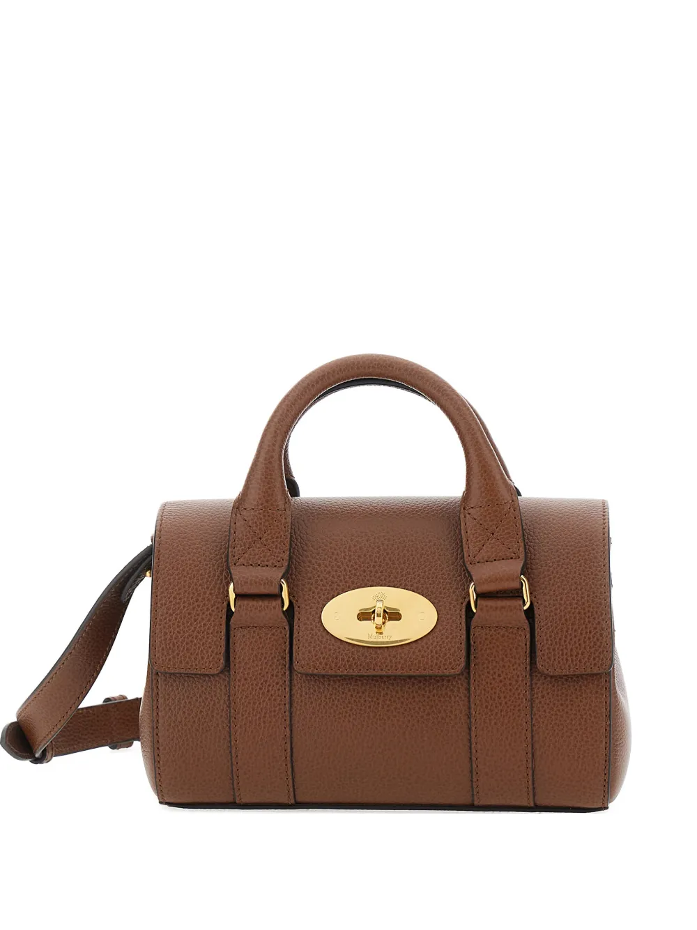 Мини-сумка-тоут Bayswater из кожи Mulberry, коричневый
Мини-сумка-тоут Bayswater из кожи Mulberry, коричневый