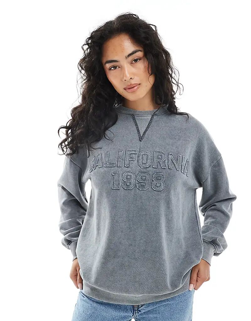 Толстовка свободного кроя Daisy Street с графическим принтом серого меланжевого цвета
Толстовка свободного кроя Daisy Street с графическим принтом серого меланжевого цвета