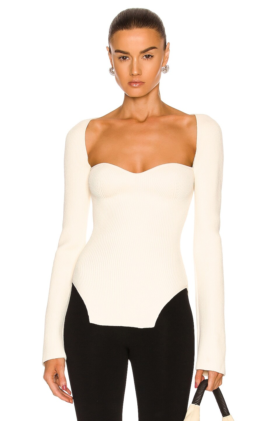 Топ Khaite Maddy Long Bustier, кремовый
Топ Khaite Maddy Long Bustier, кремовый