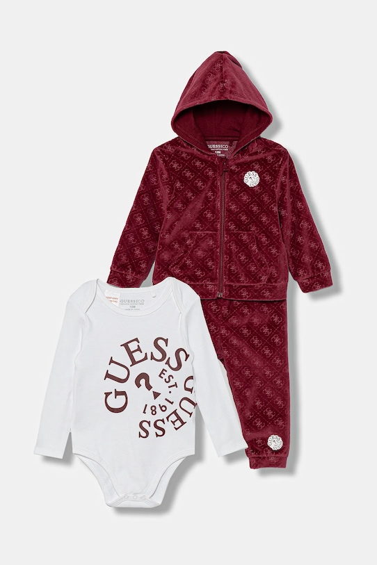 Детский набор из 3 предметов Guess, бордовый
Детский набор из 3 предметов Guess, бордовый