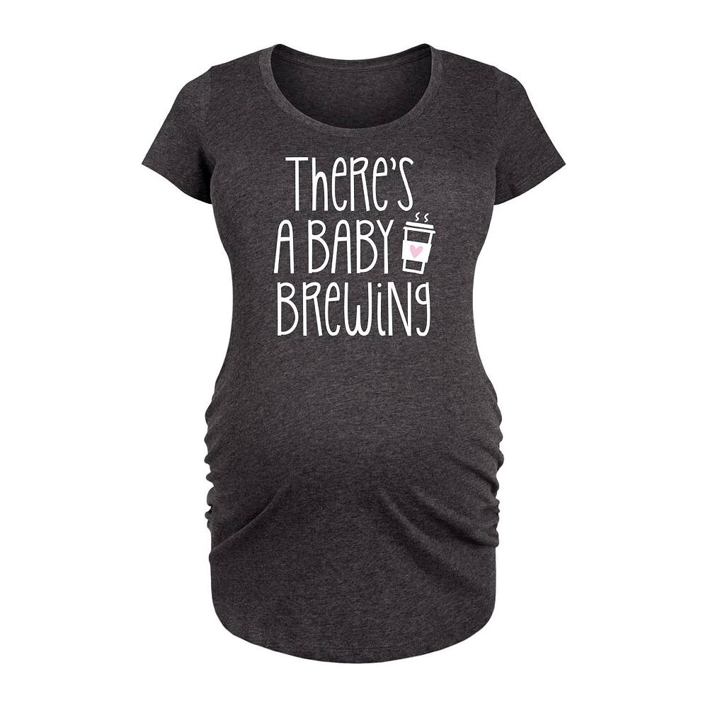 Футболка с рисунком для беременных Theres A Baby Brewing Licensed Character, цвет Heather Charcoal
Футболка с рисунком для беременных Theres A Baby Brewing Licensed Character, цвет Heather Charcoal
