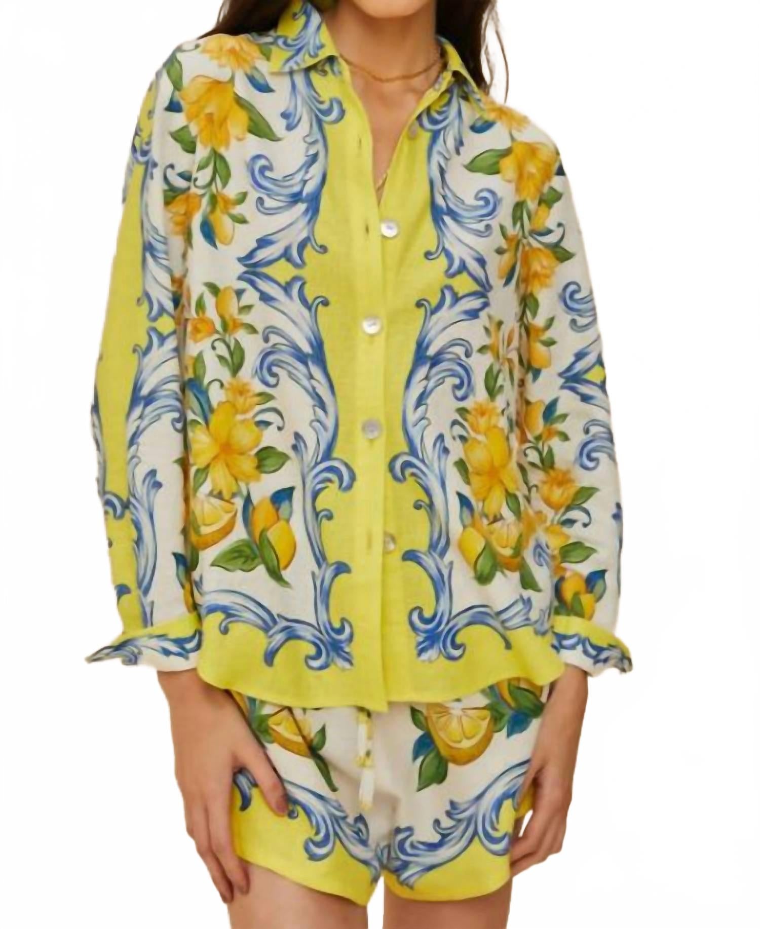 Сицилийская блузка-шарф в бежевом цвете FARM Rio
Сицилийская блузка-шарф в бежевом цвете FARM Rio