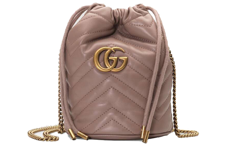 Сумка-ведро GG Marmont из стёганой кожи через плечо на пояс Women's Nude Pink GUCCI
Сумка-ведро GG Marmont из стёганой кожи через плечо на пояс Women's Nude Pink GUCCI