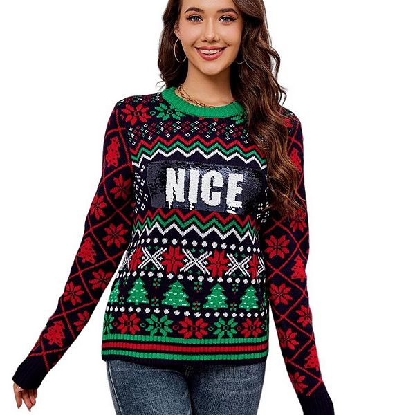 Женский свитер с пайетками и вышивкой в стиле джакард, длинный рукав Yesfashion
Женский свитер с пайетками и вышивкой в стиле джакард, длинный рукав Yesfashion