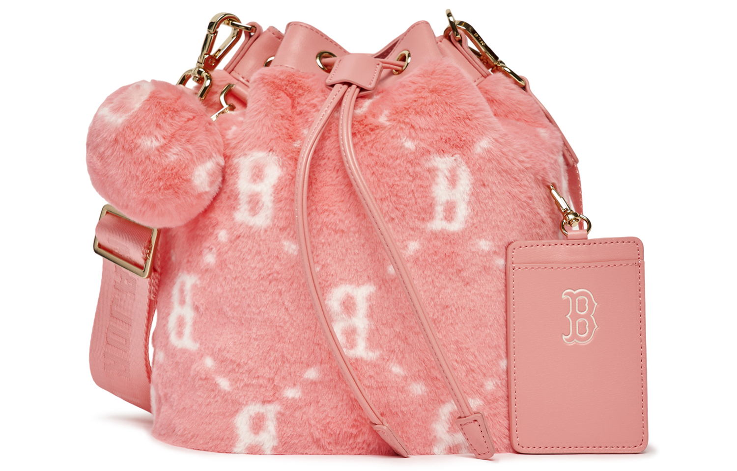 MLB Полиэстеровая сумка ведро через плечо, Pink
MLB Полиэстеровая сумка ведро через плечо, Pink