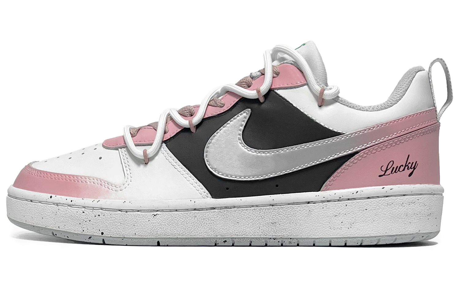 Кроссовки Court Borough Lucky Day с противоскользящим покрытием, износостойкие, низкие, для детей и подростков Nike, розовый/черный
Кроссовки Court Borough Lucky Day с противоскользящим покрытием, износостойкие, низкие, для детей и подростков Nike, розовый/черный