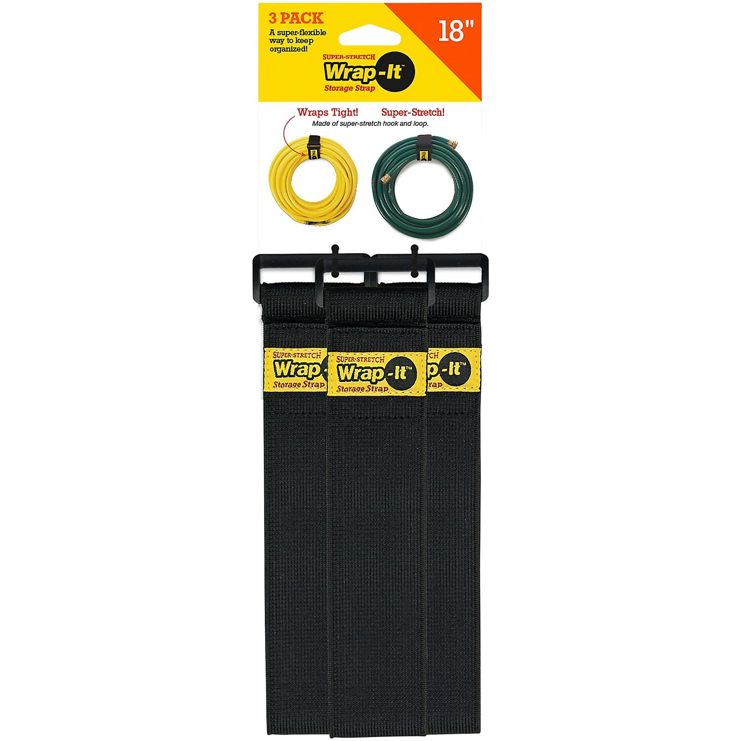 Ремни для хранения Wrap-It Super Stretch (18 дюймов), 3 шт. Wrap-It Storage Straps
Ремни для хранения Wrap-It Super Stretch (18 дюймов), 3 шт. Wrap-It Storage Straps