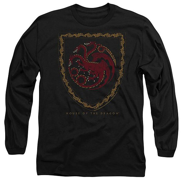 Футболка House of the Dragon с принтом щита дракона, темная Licensed Character
Футболка House of the Dragon с принтом щита дракона, темная Licensed Character