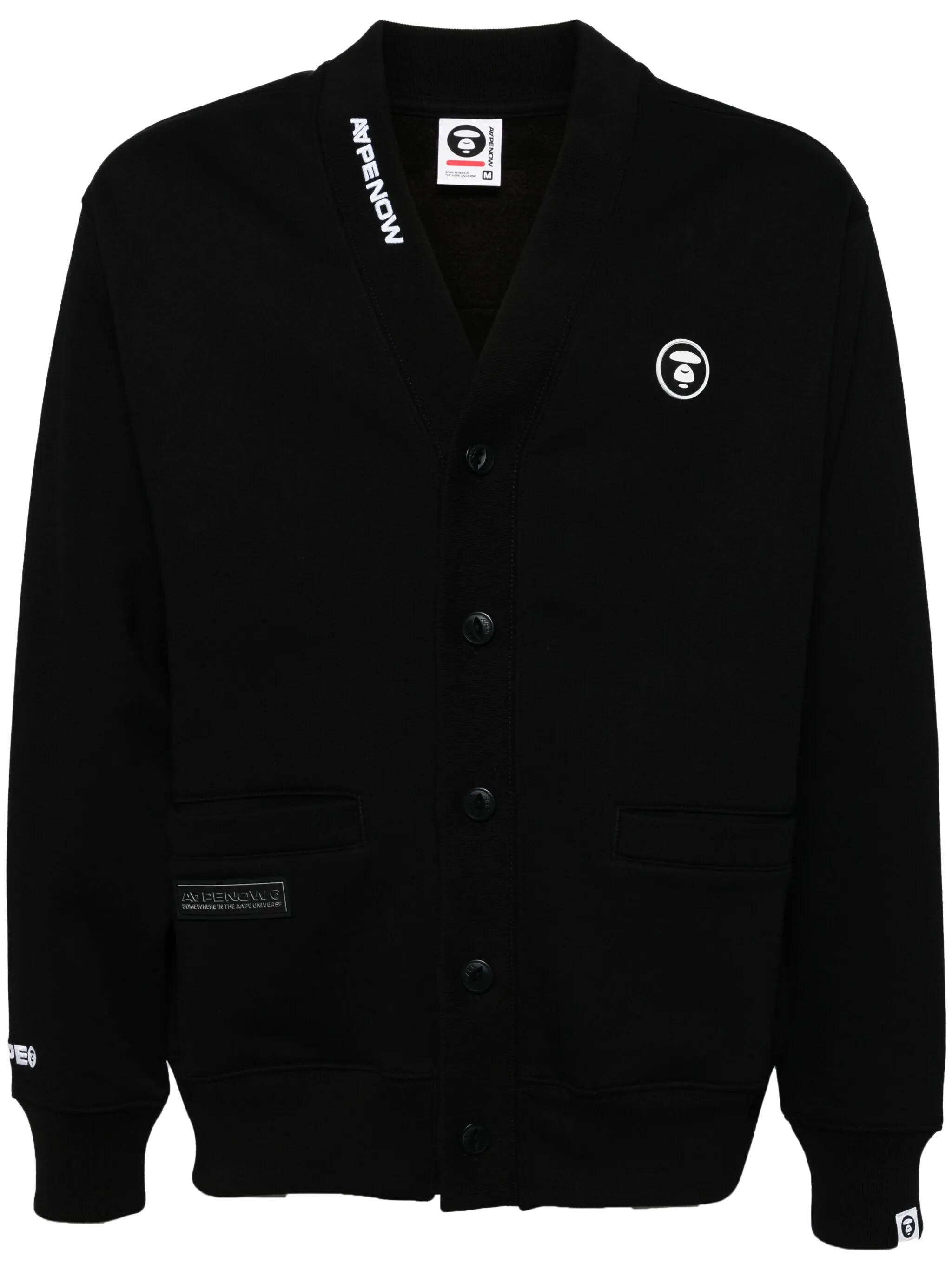 Кардиган с логотипом Aape By A Bathing Ape, черный
Кардиган с логотипом Aape By A Bathing Ape, черный