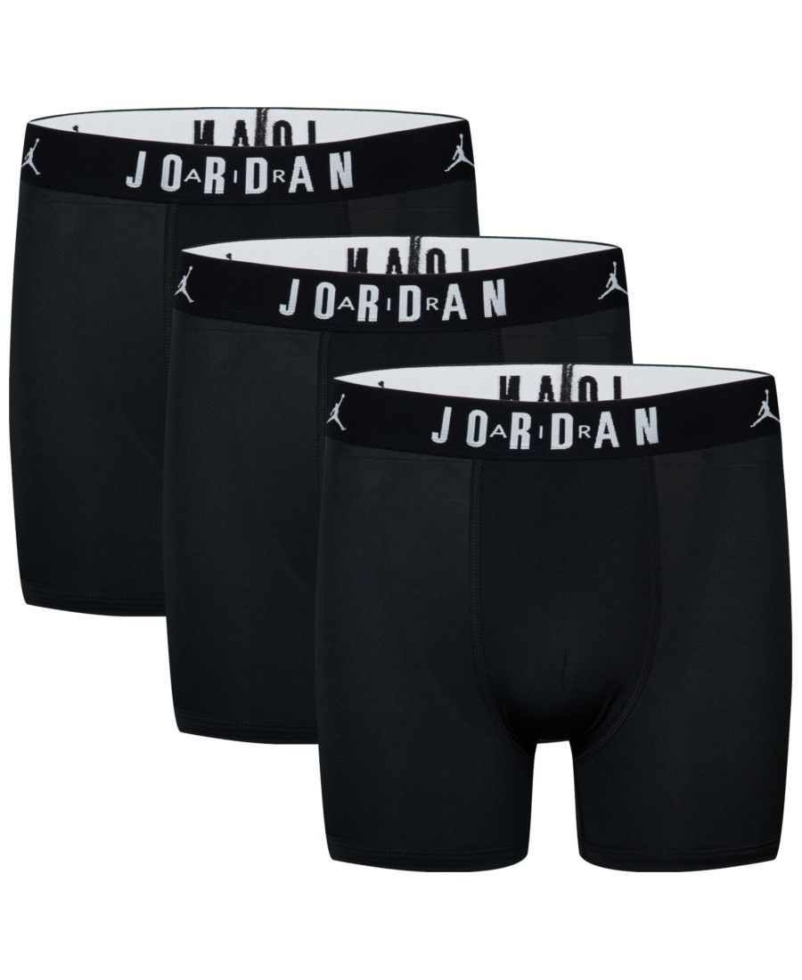 Комплект из 3 трусов-боксеров Dri-FIT для мальчиков 8-20 лет Jordan, Black
Комплект из 3 трусов-боксеров Dri-FIT для мальчиков 8-20 лет Jordan, Black