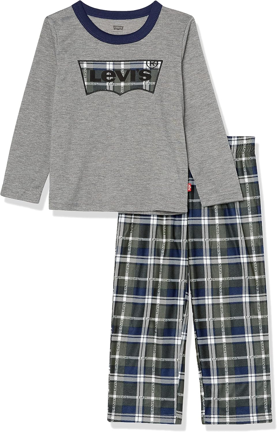 Детские пижамы Levi's, Dark Grey Heather/Plaid
Детские пижамы Levi's, Dark Grey Heather/Plaid