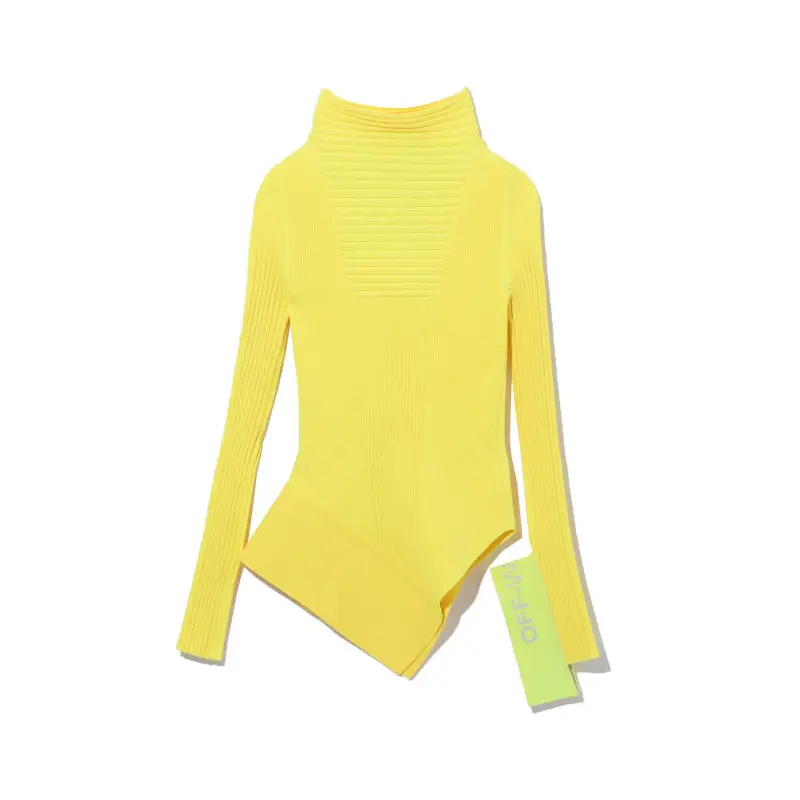 OFF-WHITE OFF WHITE вязаный свитер женский желтый
OFF-WHITE OFF WHITE вязаный свитер женский желтый