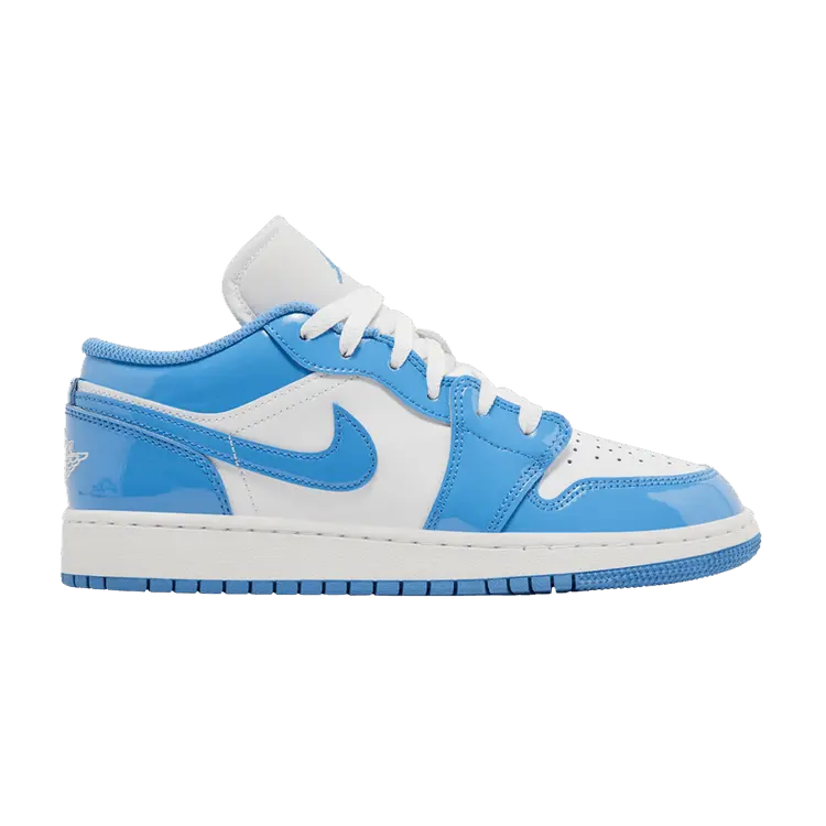 Кроссовки Air Jordan Air Jordan 1 Low GS 'UNC Patent', синий
Кроссовки Air Jordan Air Jordan 1 Low GS 'UNC Patent', синий