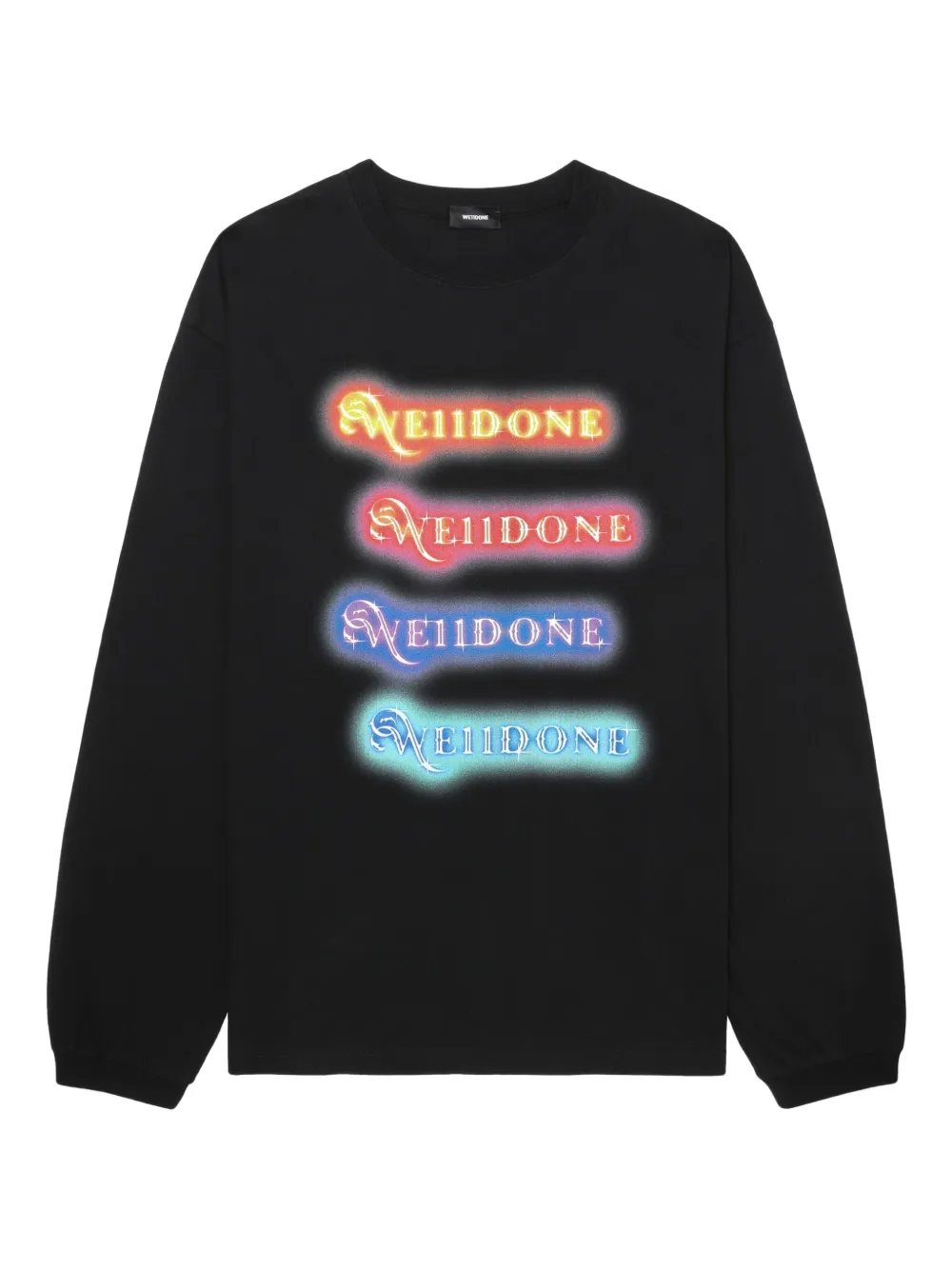 Футболка с длинными рукавами и принтом логотипа We11done, черный
Футболка с длинными рукавами и принтом логотипа We11done, черный
