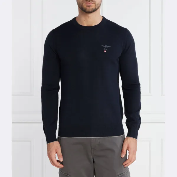 Обычный крой из шерсти Aeronautica Militare, синий
Обычный крой из шерсти Aeronautica Militare, синий