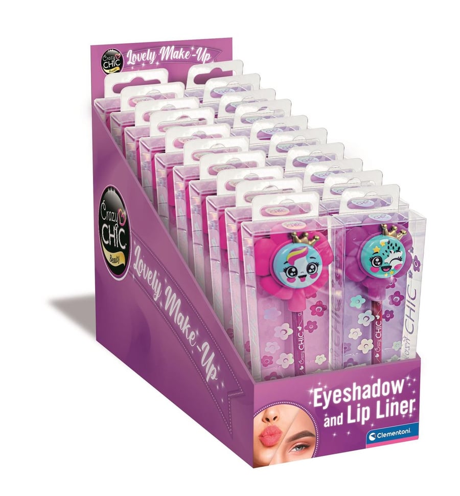 Clementoni, цветочные тени для век и карандаш Crazy Chic 18196, 1 шт. микс
Clementoni, цветочные тени для век и карандаш Crazy Chic 18196, 1 шт. микс