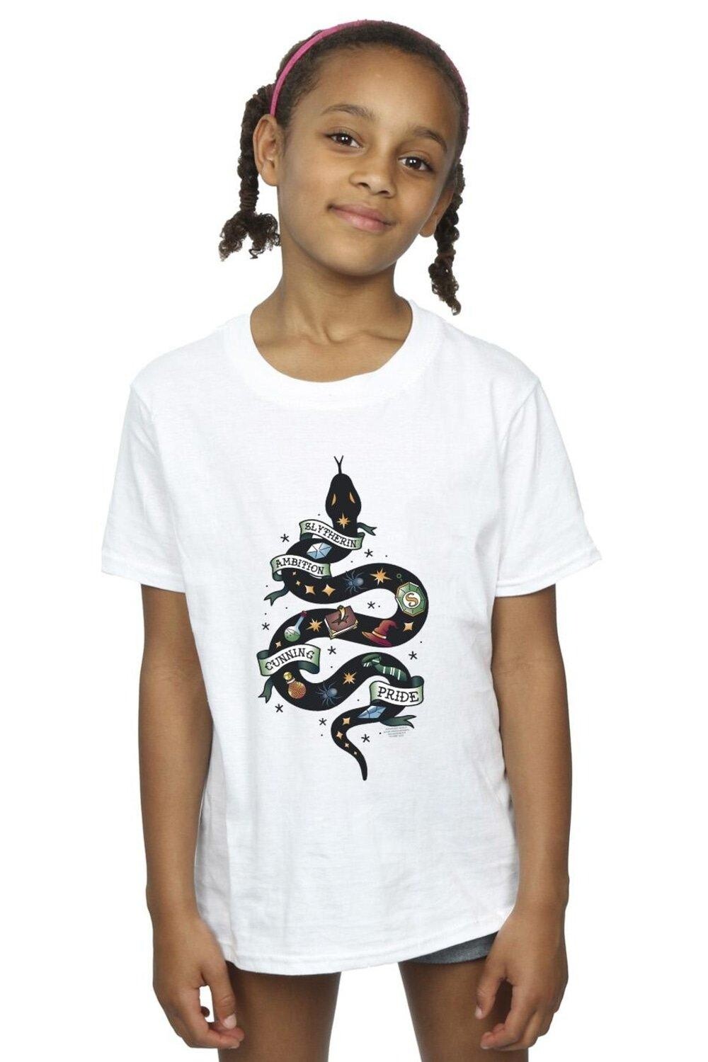 Хлопковая футболка Слизерин с эскизом Harry Potter, белый
Хлопковая футболка Слизерин с эскизом Harry Potter, белый