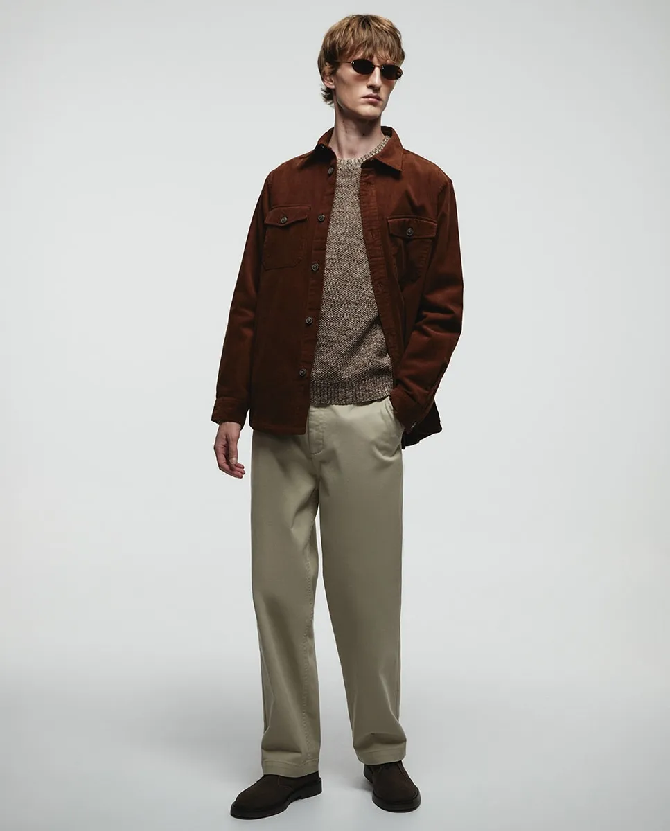 Вельветовая рубашка-куртка Sfera, шоколадный
Вельветовая рубашка-куртка Sfera, шоколадный