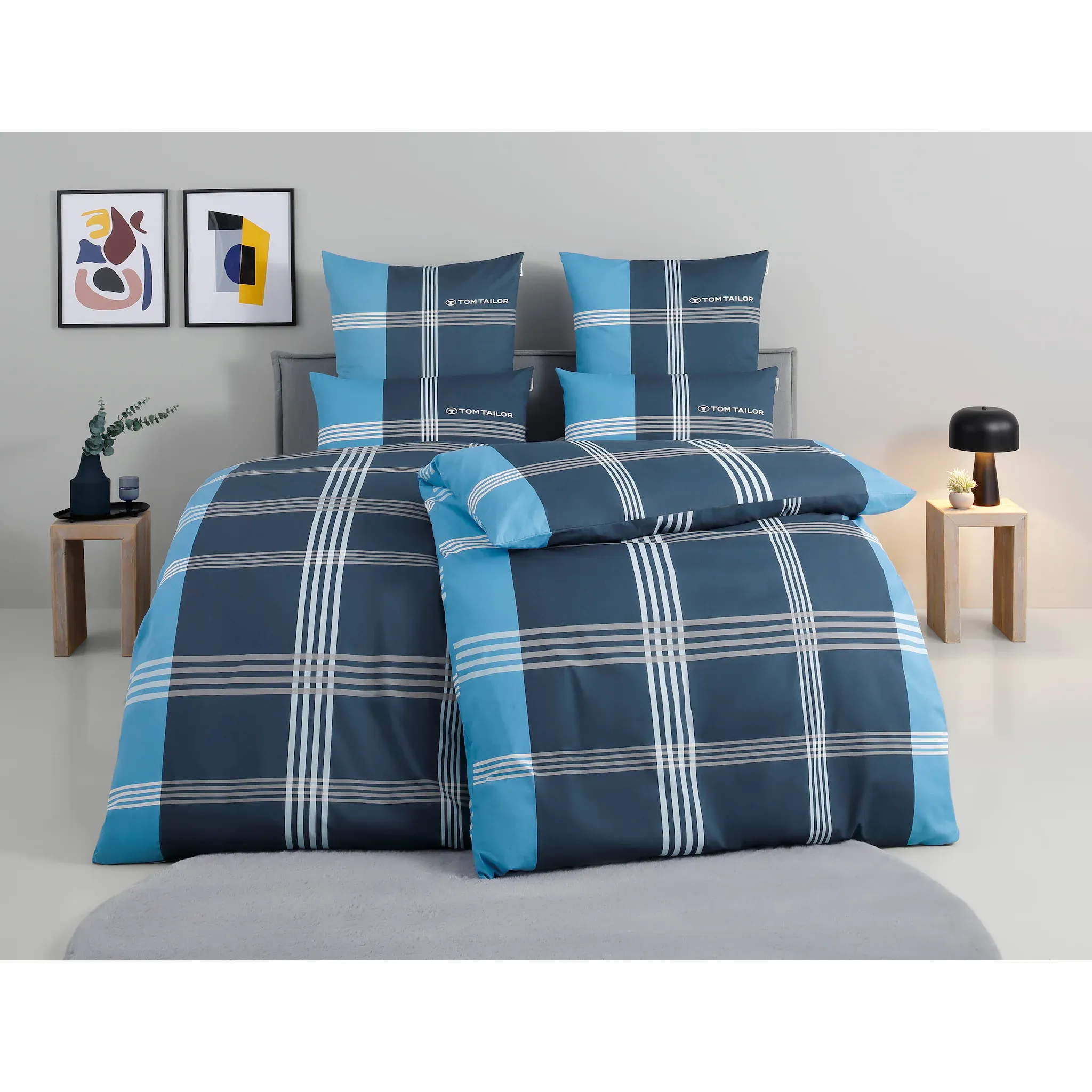 Постельное белье TOM TAILOR HOME «Оле в размере. 135х200 или 155х220 см", постельное белье в клетку из хлопка, на молнии, синий/темно-синий
Постельное белье TOM TAILOR HOME «Оле в размере. 135х200 или 155х220 см", постельное белье в клетку из хлопка, на молнии, синий/темно-синий