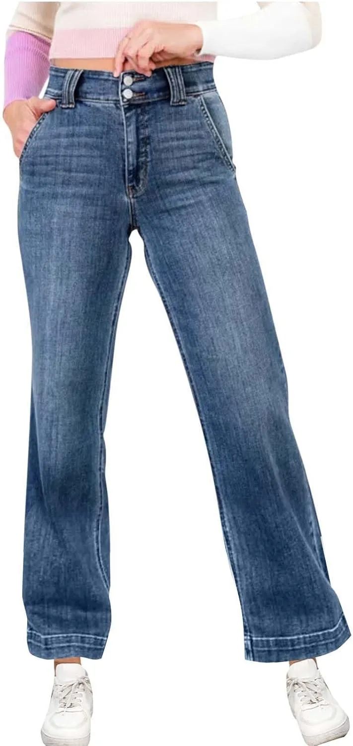 Женские джинсы 2025 с расклешенными штанинами и высокой посадкой Lmdudan
Женские джинсы 2025 с расклешенными штанинами и высокой посадкой Lmdudan