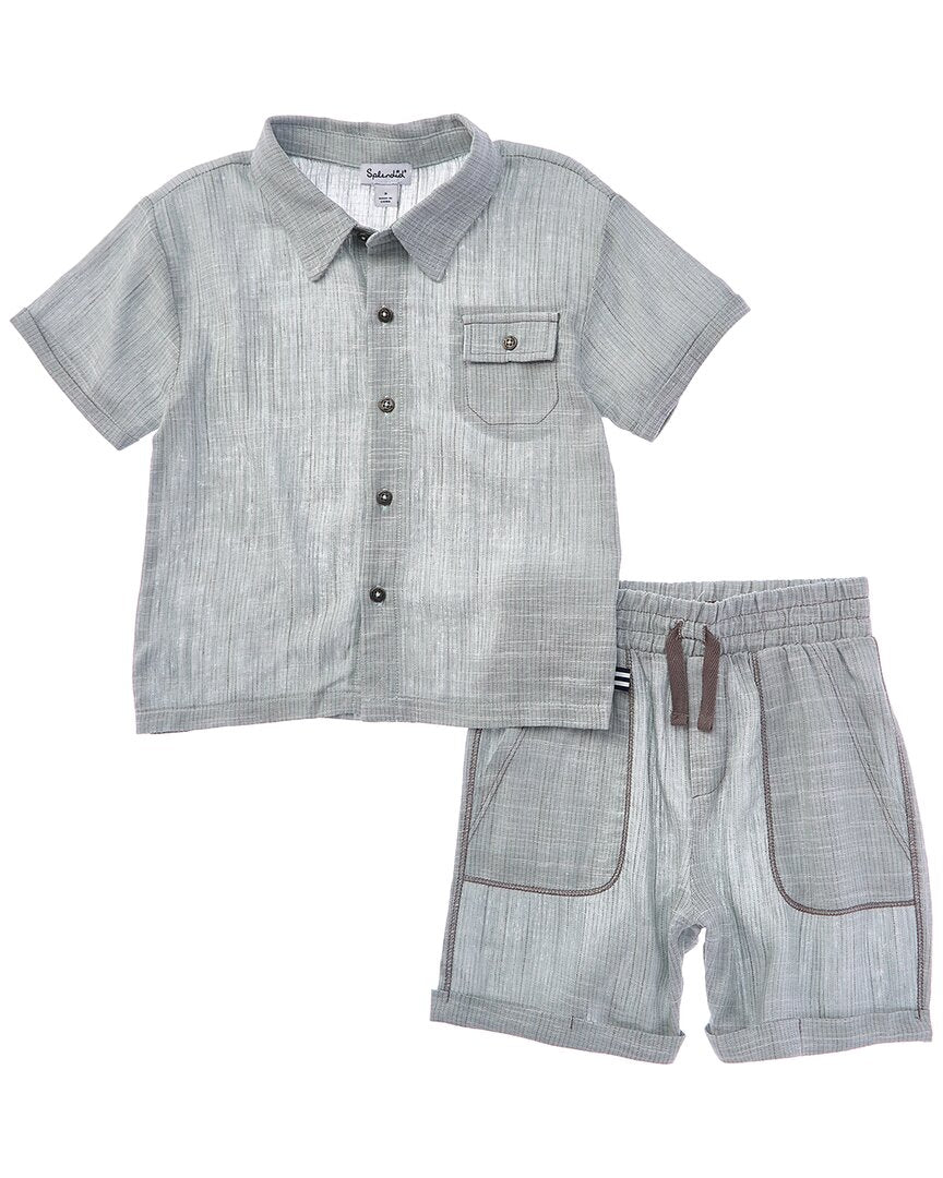 Великолепный комплект из 2 предметов Splendid: рубашка на пуговицах и шорты из смесового льна Boardwalk, зеленый
Великолепный комплект из 2 предметов Splendid: рубашка на пуговицах и шорты из смесового льна Boardwalk, зеленый