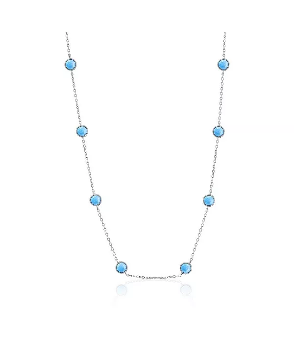 Ожерелье из стерлингового серебра с круглым ларимаром Caribbean Treasures, larimar
Ожерелье из стерлингового серебра с круглым ларимаром Caribbean Treasures, larimar