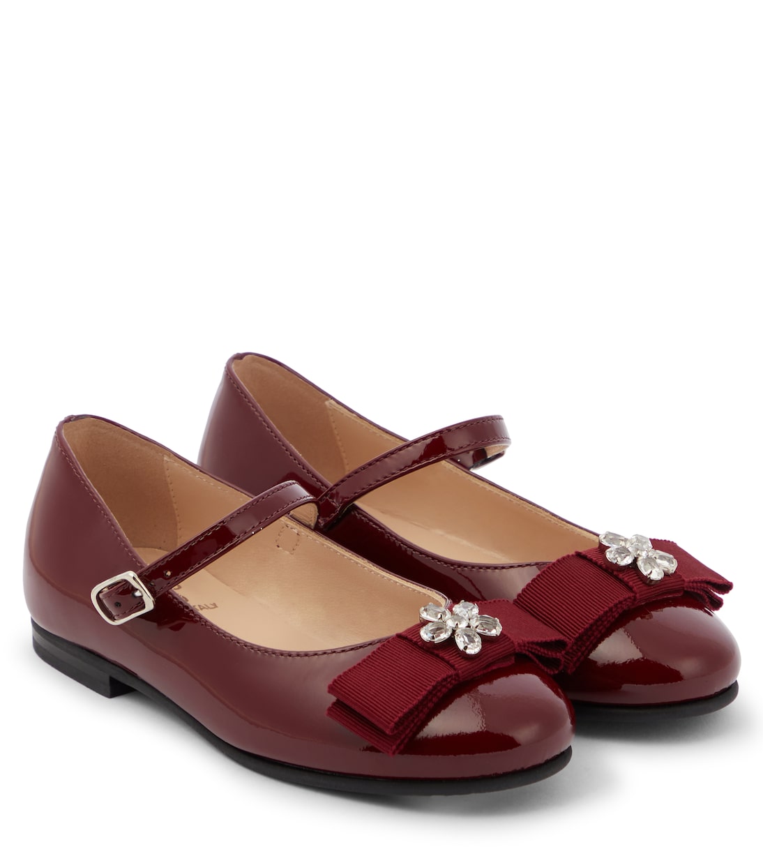 Балетки из лакированной кожи с декором Il Gufo, Bordeaux
Балетки из лакированной кожи с декором Il Gufo, Bordeaux