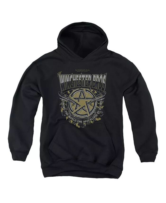 Мальчики Молодежь Winchester Bros Pull Over Hoodie / Толстовка с капюшоном Supernatural, черный
Мальчики Молодежь Winchester Bros Pull Over Hoodie / Толстовка с капюшоном Supernatural, черный