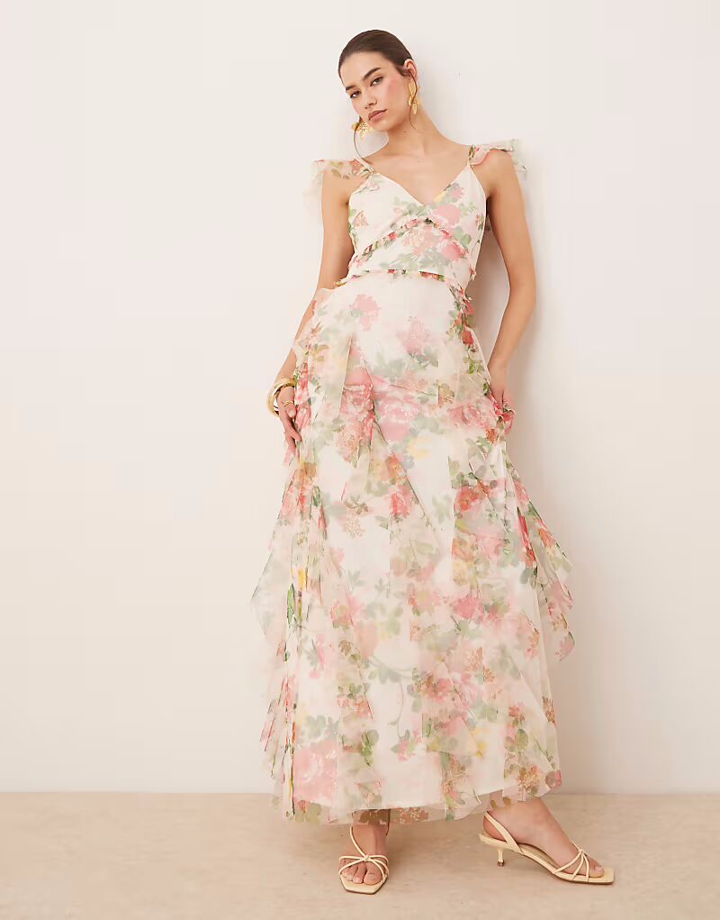 Платье мидакси из тюля с кружевом и бисером, с ярким цветочным узором Lace & Beads
Платье мидакси из тюля с кружевом и бисером, с ярким цветочным узором Lace & Beads