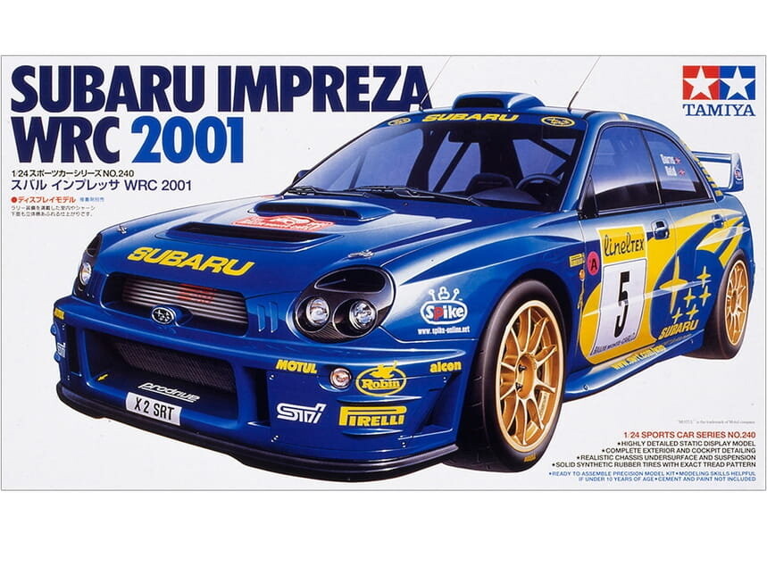 Тамия 24240 1:24 Subaru Impreza WRC 2001 Tamiya
Тамия 24240 1:24 Subaru Impreza WRC 2001 Tamiya
