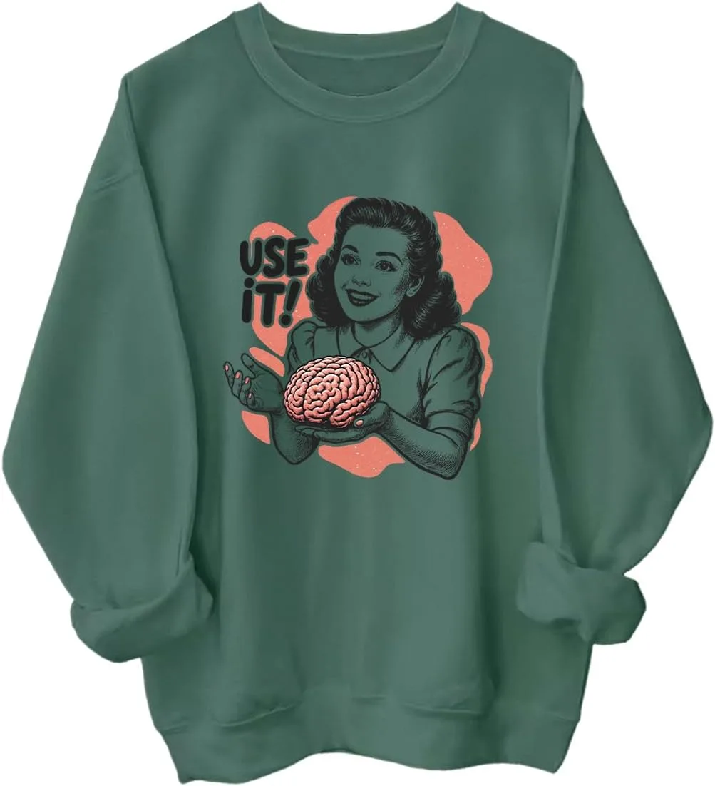 Толстовка с принтом Use Your Brain Racsea
Толстовка с принтом Use Your Brain Racsea